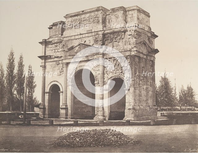 Arc antique à Orange, 1853. Creator: Edouard Baldus.