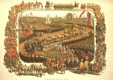 The Ceremonial Entry of Alexander III in Moscow (From the Coronation Album), 1883. Artist: Savitsky, Konstantin Apollonovich (1844-1905)