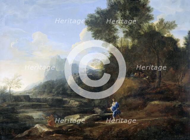 Italian Landscape, 1638-1640. Creator: Gaspard Dughet.