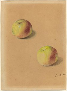 Two Apples, 1880. Creator: Edouard Manet.