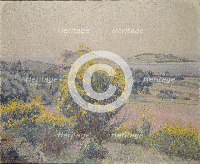 Broom, Le Brusq, 1925. Artist: Lucien Pissarro.