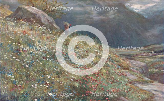 'An Alpine Meadow', late 19th-early 20th century.  Creator: John MacWhirter.