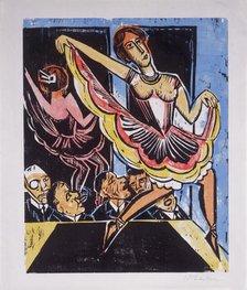 Female Dancer in the Mirror, 1923.