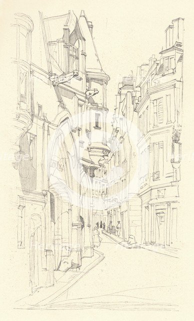 'Hotel de Sens', 1915. Artist: David Young Cameron.