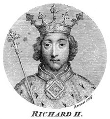 Richard II, King of England.Artist: Ravenet