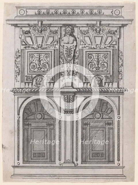 Furniture Design, 1565-70. Creator: Jacques Androuet Du Cerceau.