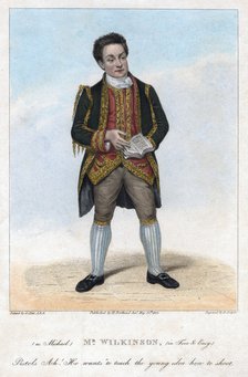 Mr Wilkinson as Michael in Free and Easy, 1822.Artist: R Cooper