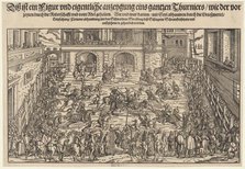 The big tournament in Vienna, 1565. Creator: Amman, Jost (1539-1591).