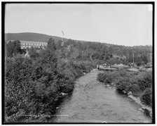 Ammonoosuc River and Twin Mountain House, White Mountains, c1901. Creator: Unknown.
