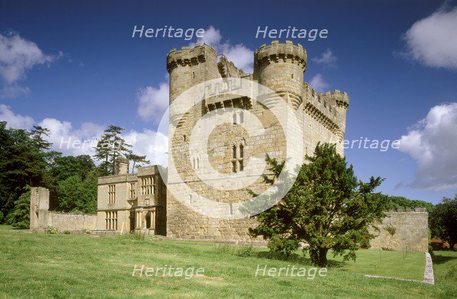Belsay Castle, Northumberland, c2009. Artist: Graeme Peacock.