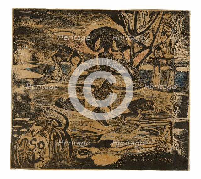 Mahana atua (Day of the God), 1894/95. Creator: Paul Gauguin.