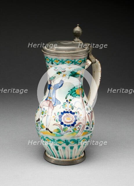 Wine Jug, Gmunden, c. 1800. Creator: Unknown.