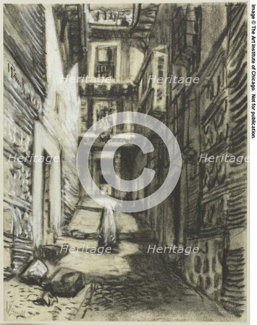 A Street of Toledo, c. 1903. Creator: Joseph J Pennell.