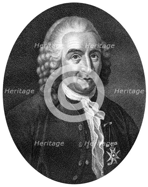 Carolus Linnaeus, 18th century Swedish botanist,physician and zoologist, (1812).Artist: J Chapman