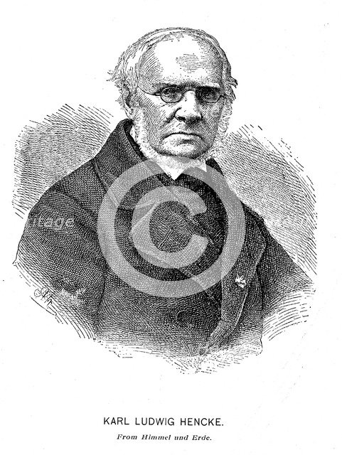 Karl Ludwig Hencke (1793-1866), German astonomer. Artist: Unknown