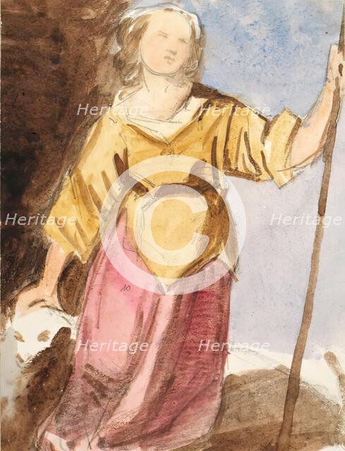 Shepherdess, c1840s. Creator: John Phillip.