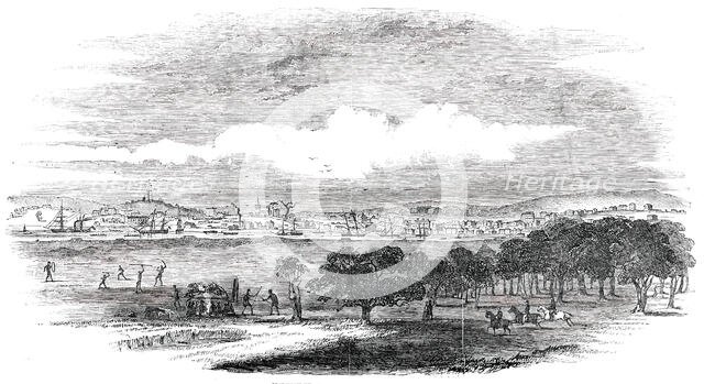 Melbourne, the Capital of Port Phillip, 1850. Creator: Unknown.