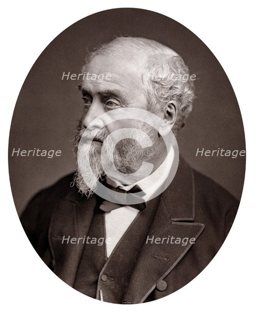 William Harrison Ainsworth (1805-1882), English historical novelist, 1881. Artist: Unknown