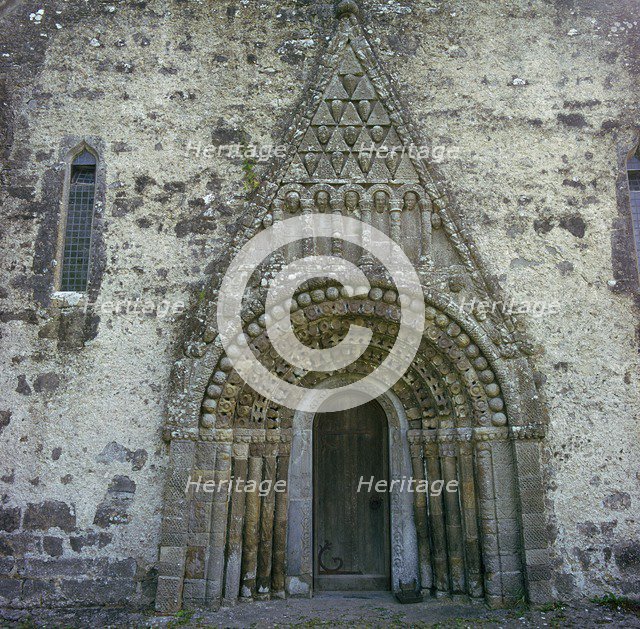 West doorway of Clonfert Cathedral, 12th century. Artist: Unknown
