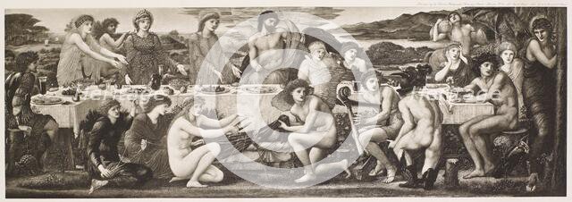 The Feast of Peleus, c1872, (1900). Creator: Unknown.