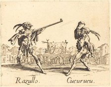 Razullo and Cucurucu, c. 1622. Creator: Jacques Callot.