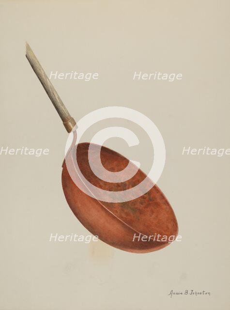 Sugar Dipper, c. 1939. Creator: Annie B Johnston.