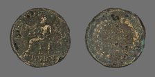 Coin Depicting Zeus Akraios, 14-37 CE. Creator: Unknown.