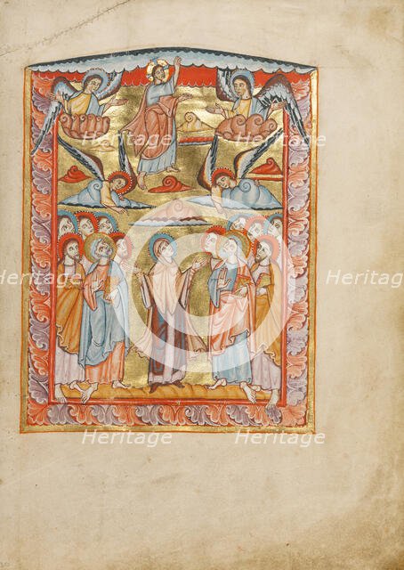 The Ascension; Sacramentary, about 1025-1050. Creator: Unknown.