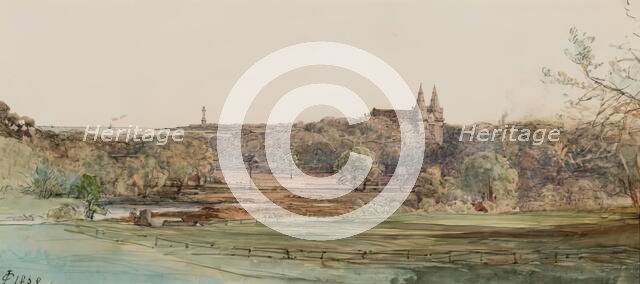 St Machar's Cathedral (looking East), 1868. Creator: James Cassie.