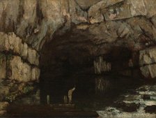La Grotte de la Loue, 1864. Creator: Gustave Courbet.