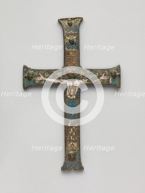 Crucifix, French, ca. 1180-90. Creator: Unknown.