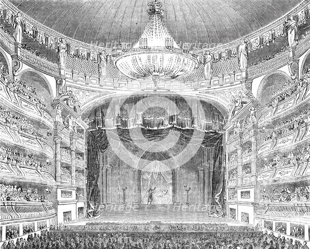 English theatricals at Paris - the Salle Ventador, 1844. Creator: Unknown.