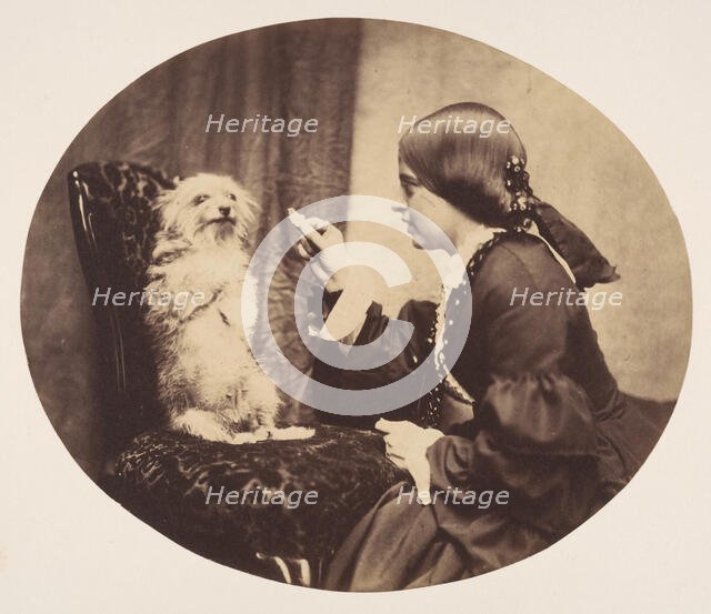 The Lesson, 1856. Creator: William G. Campbell.