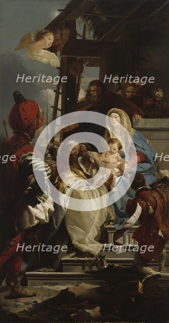 Adoration of the Magi, 1842-1866. Creator: Wladimir Swertschkoff.