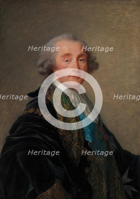 Alexandre Charles Emmanuel de Crussol-Florensac (1743-1815), 1787. Creator: Elisabeth Louise Vigee-LeBrun.