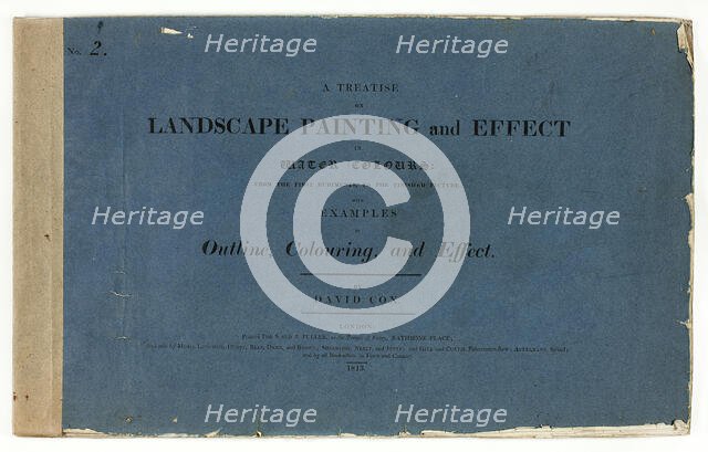 A Treatise on Landscape Painting and Effect in Water Colours: From the First Rudiments..., No. 2, 18 Creator: David Cox the elder.