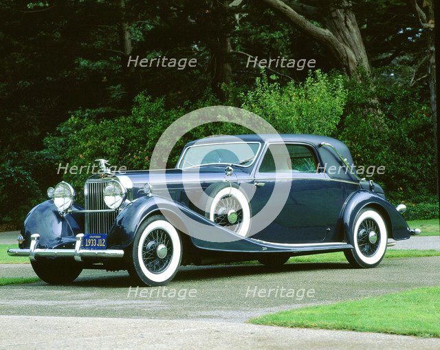 1933 Hispano Suiza J12. Artist: Unknown.