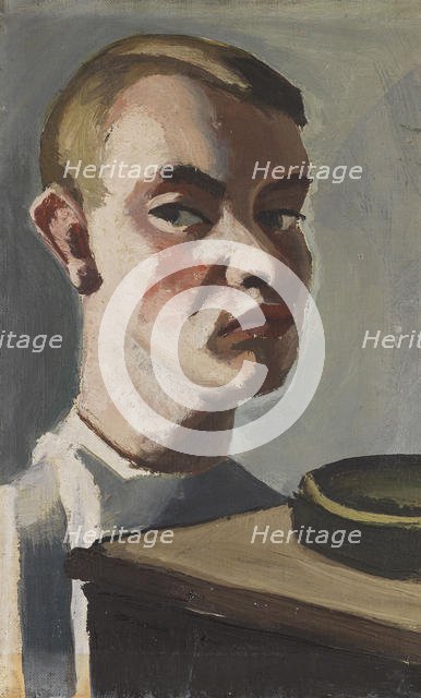 Self-Portrait, c. 1920. Creator: Tratt, Karl (1900-1937).