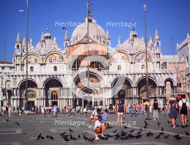 St Mark's Square and Basilica, Venice, Italy