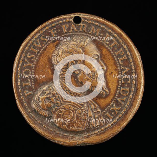 Pier Luigi Farnese, 1503-1547, 1st Duke of Parma and Piacenza 1545 [obverse], 1545/1547. Creator: Gian Federigo Bonzagna.