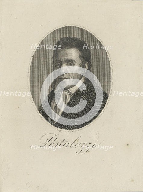 Portrait of Johann Heinrich Pestalozzi (1746-1827) , 1805. Creator: Anonymous.