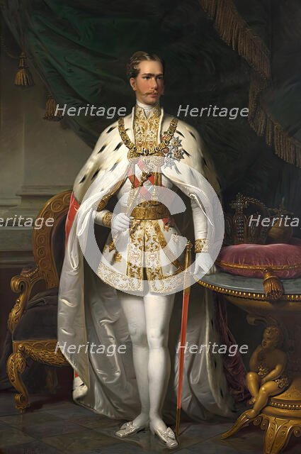 Emperor Franz Joseph I, 1869. Creators: Franz Josef I, Franz Russ the Younger.