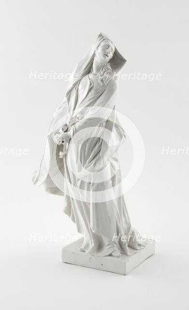 Mourning Madonna, Munich, 1756/58. Creator: Nymphenburg Porcelain Manufactory.