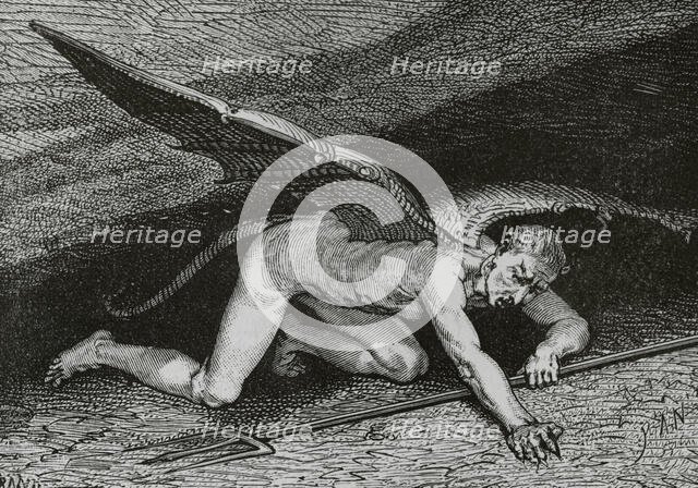 The Divine Comedy (1307-1321): Inferno (Hell), 1888.  Creator: Jean Edouard Dargent.