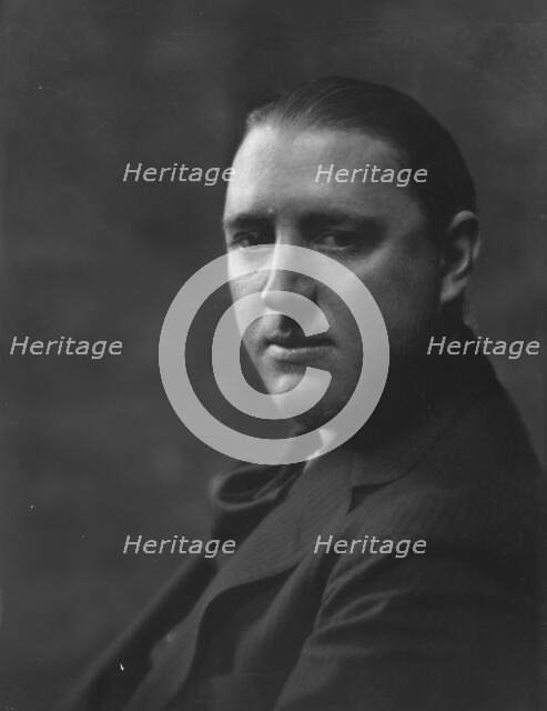 Heberhart, Mr., portrait photograph, 1916. Creator: Arnold Genthe.
