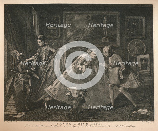 'Taste in High Life', 1798. Artist: Samuel Phillips.