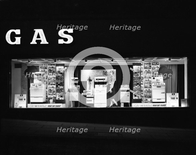 East Midlands Gas Board shop window display, Commercial Street, Sheffield, South Yorkshire, 1961. Artist: Michael Walters