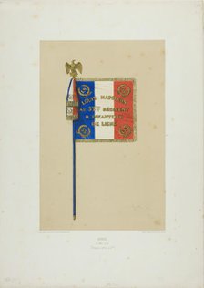 Standard: Louis Napoleon to the 33rd Infantry Line Regiment, May 10, 1852. Creator: Auguste Raffet.