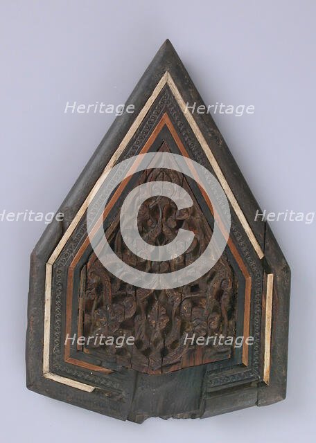 Panel from a Minbar, Egypt, 13th-14th century. Creator: Unknown.