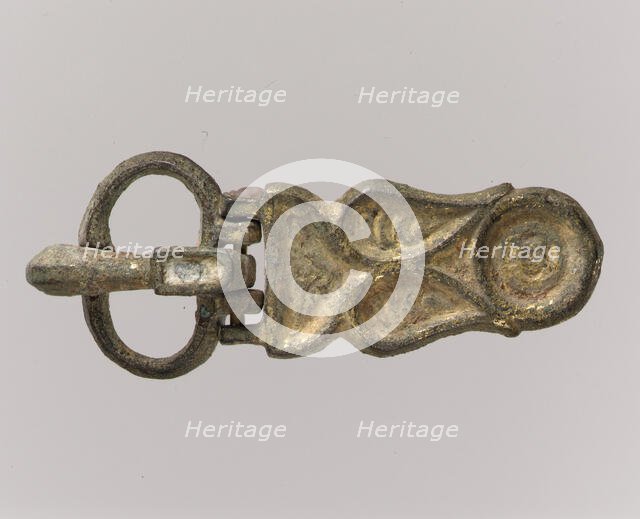 Belt Buckle, East Mediterranean, 7th century. Creator: Unknown.